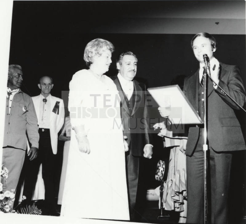 Harry Mitchell Presenting an Award