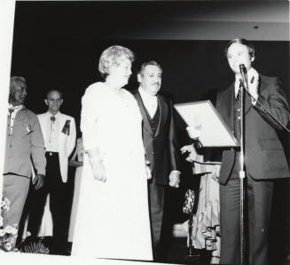 Harry Mitchell Presenting an Award