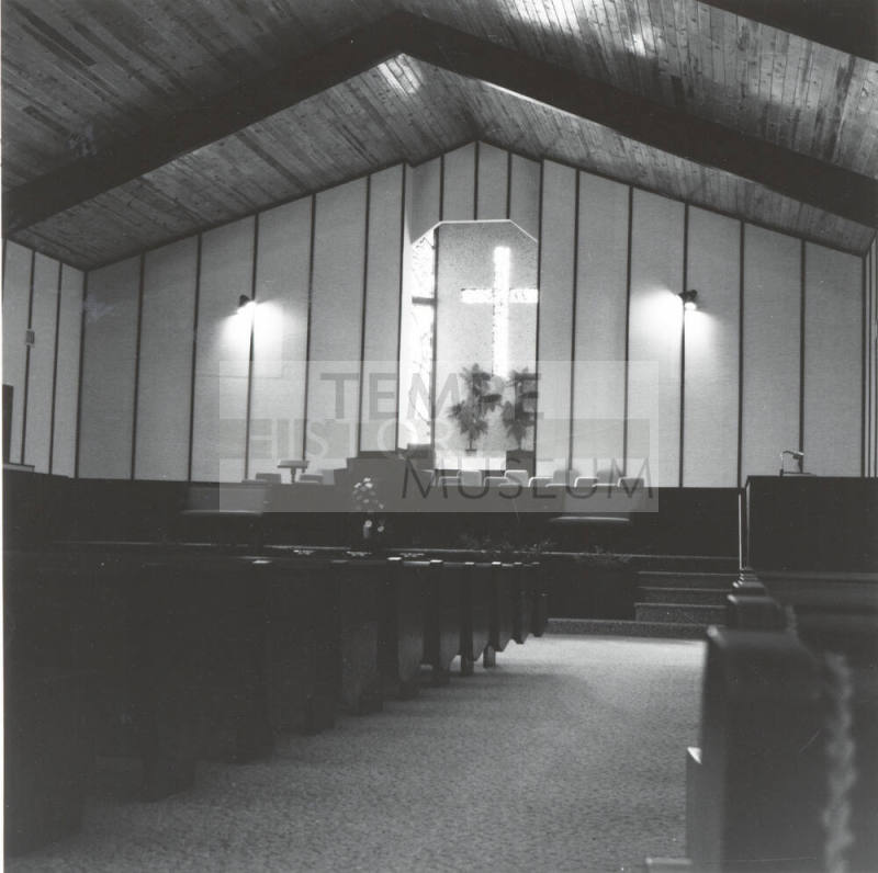 Church Altar with Cross