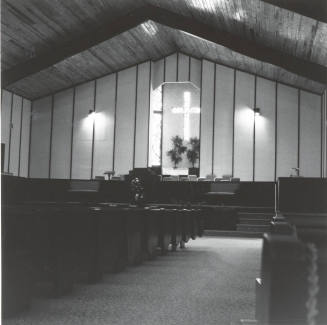 Church Altar with Cross