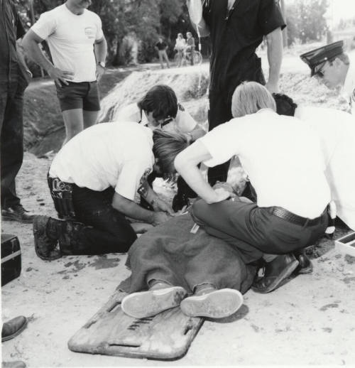 Daredevil Injured - Tempe Daily News, October 18, 1977