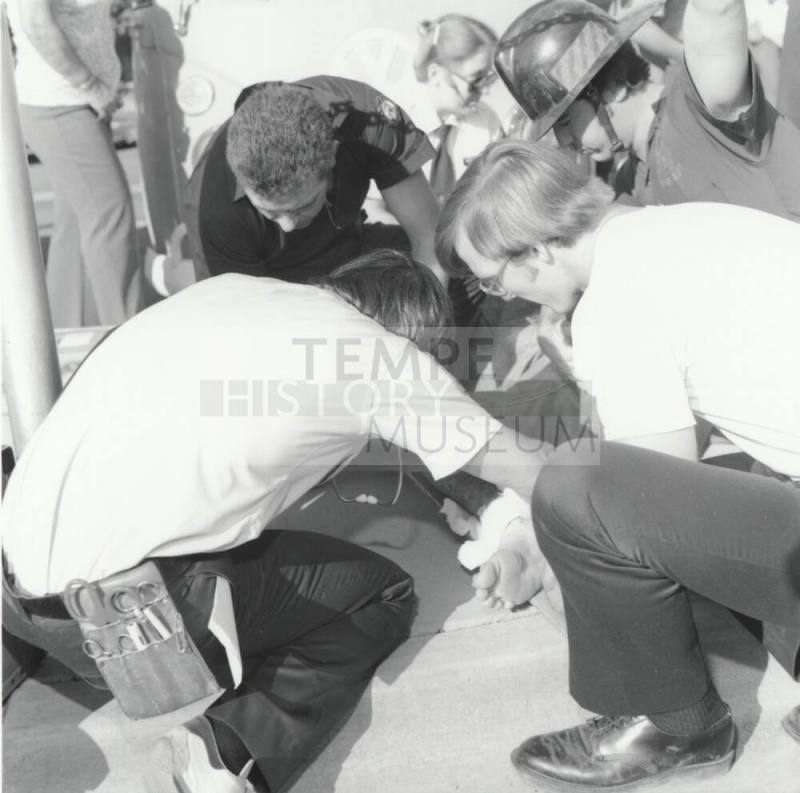 Motorcyclist Accident. - October 1977