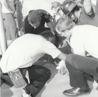 Motorcyclist Accident. - October 1977