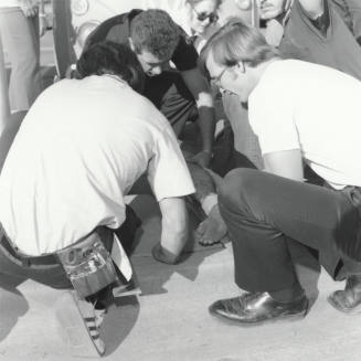Motorcyclist Accident. - October 1977