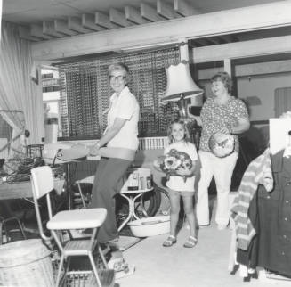 Family Garage Sale. October 1977