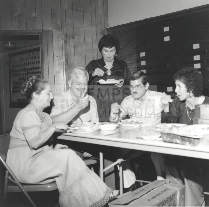 Friends at Dinner. - October 1977