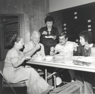 Friends at Dinner. - October 1977