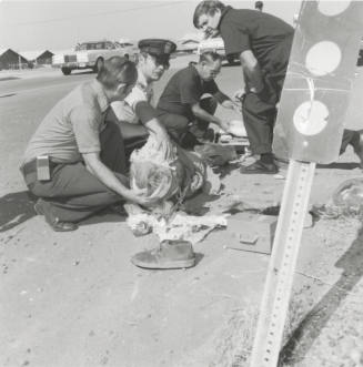 Motorcycle/Buick Sedan Accident - Tempe Daily News - November 4, 1977 (4 of 7)