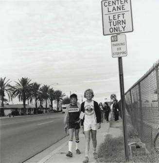 Prepared For A Long Walk. - Tempe Daily News, November 15 1977