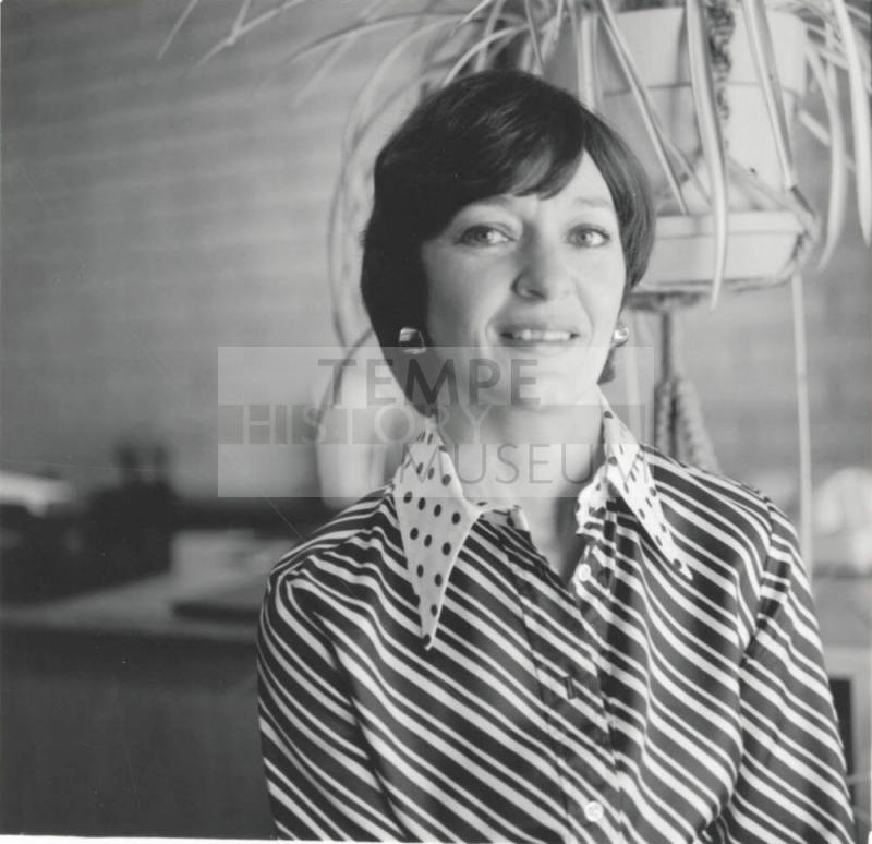 A women is is posing. - November 1977