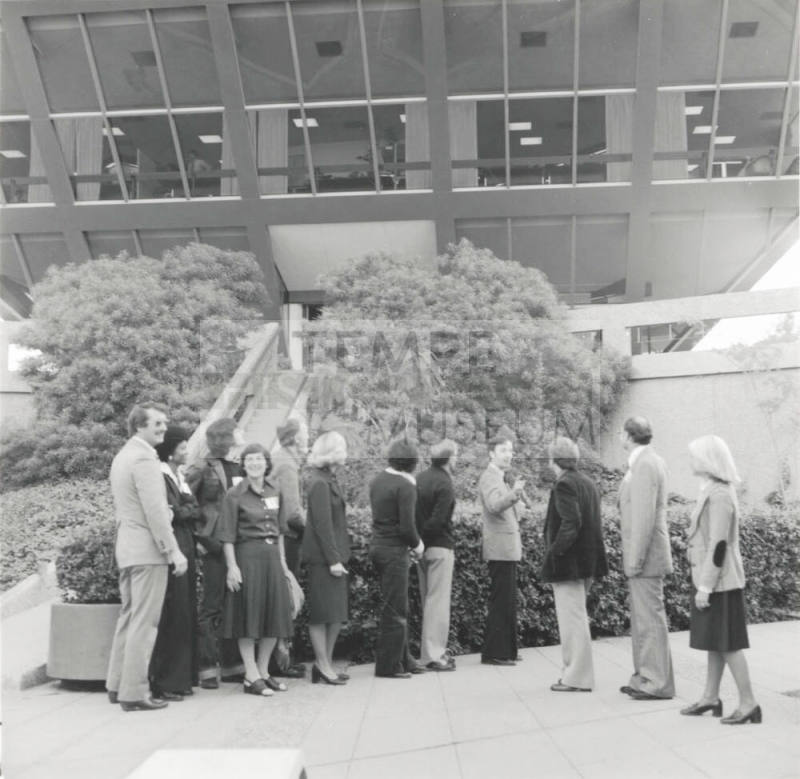 Touring City Hall - Sister City program - Tempe Daily News - November 23, 1977 (1 of 2)