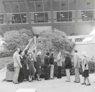 Touring City Hall - Sister City program - Tempe Daily News - November 23, 1977 (1 of 2)