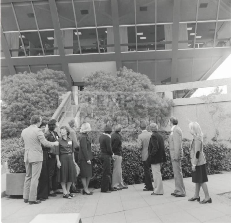 Touring City Hall - Sister City program - Tempe Daily News - November 23, 1977 (2 of 2)