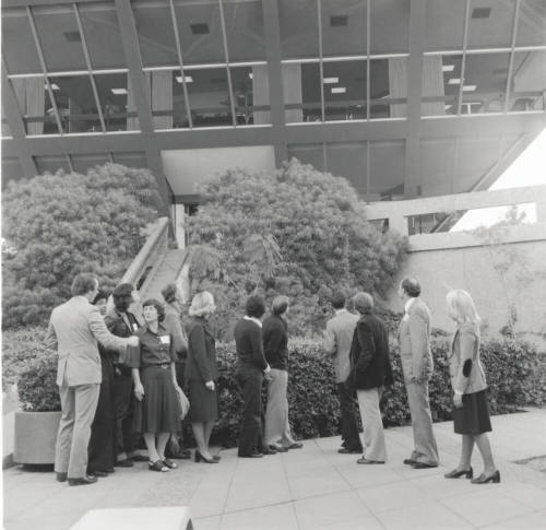 Touring City Hall - Sister City program - Tempe Daily News - November 23, 1977 (2 of 2)