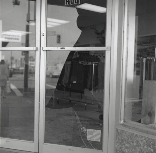 Broken Store Front Door