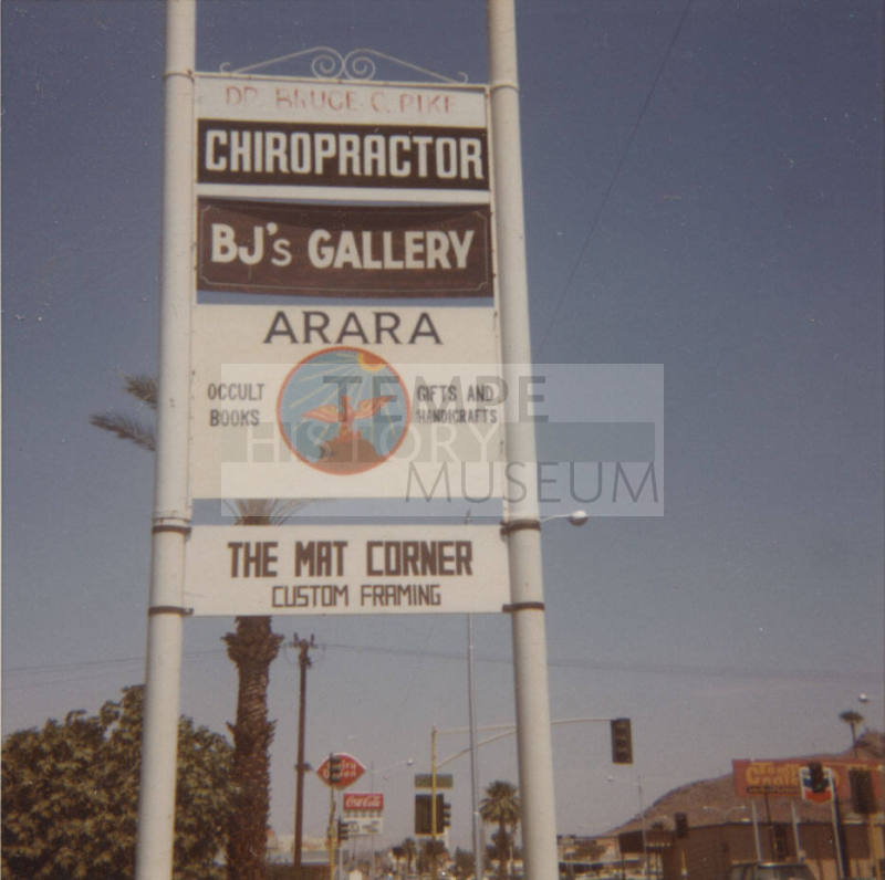 Directory Sign - 1020 South Mill Avenue, Tempe, Arizona