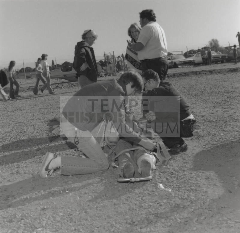 Practicing For The Real Thing. - Tempe Daily News, December 6 1977