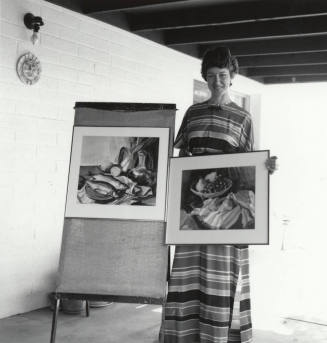 Maria Sigmon Displays Two Paintings