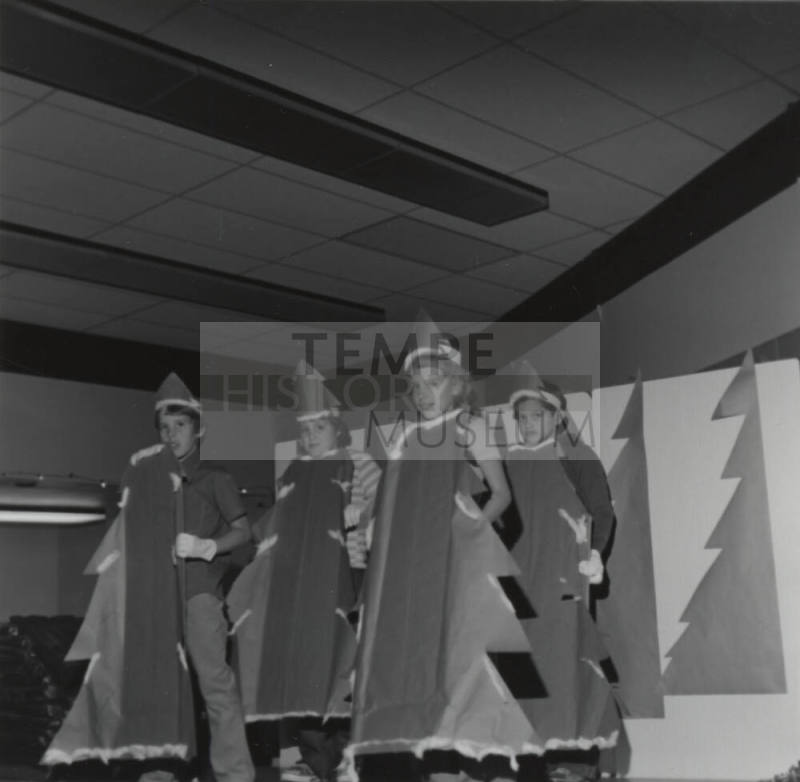 "The Four Lonely Trees" at Bustoz Elementary School