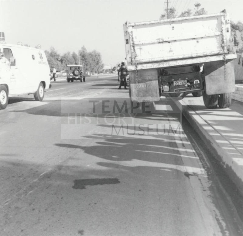 Auto Accident Involving Dump Truck