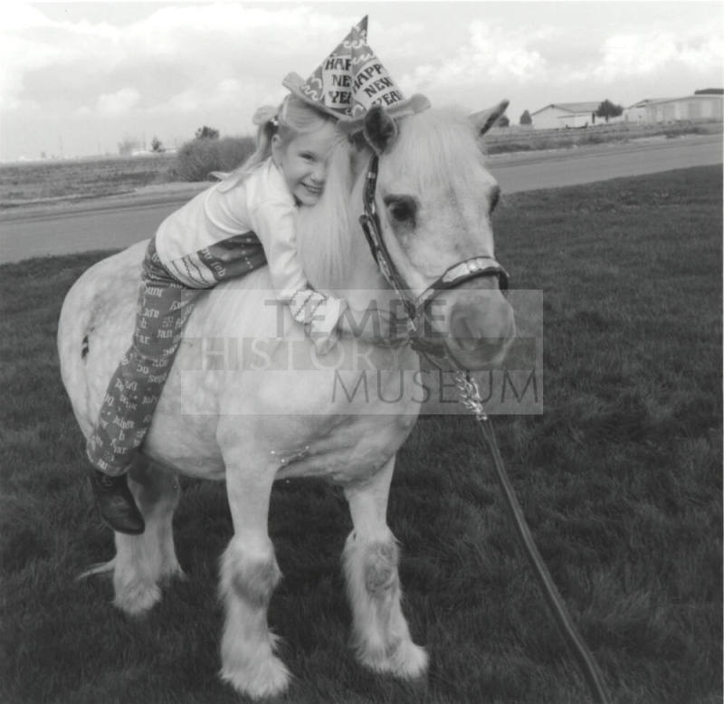 New Year Girl and Pony