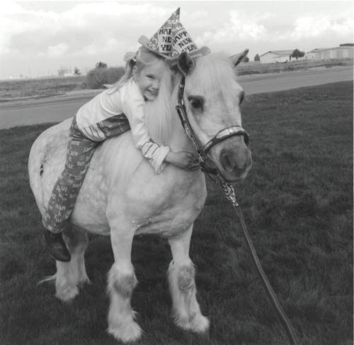New Year Girl and Pony