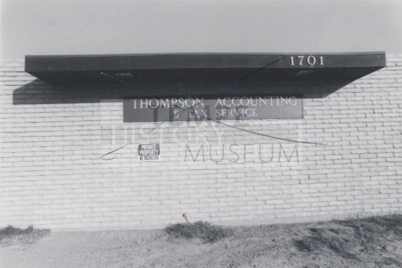 Thompson Accounting and Tax Service - 1701 South Mill Avenue, Tempe, Arizona