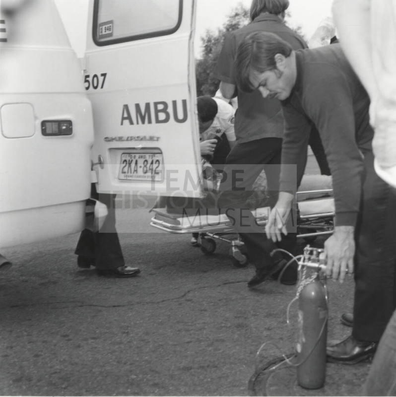Mishap Injures Rider - Tempe Daily News 12/29/1977