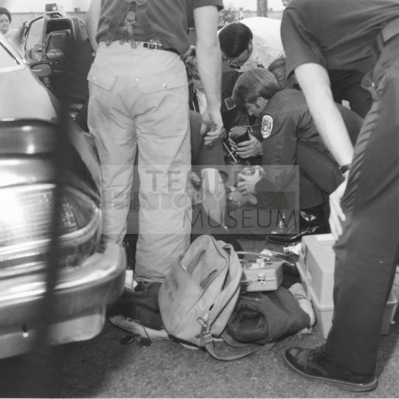 Injured Cyclist Aided