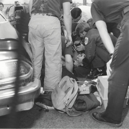 Injured Cyclist Aided