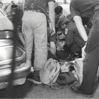 Injured Cyclist Aided