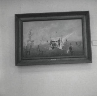 Painting on wall, Jan 1978