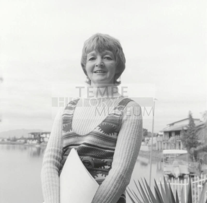 Unidentified Woman Near A Lake