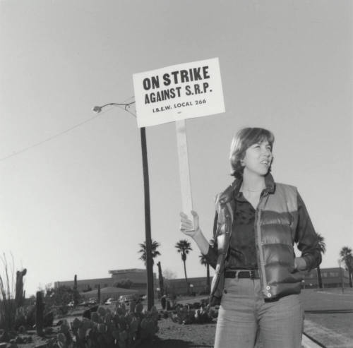 S.R.P. Picketing Worker