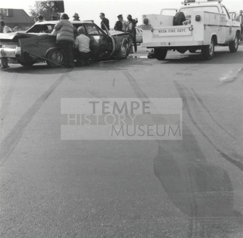 Rushing To An Accident - Tempe Daily News January 1978