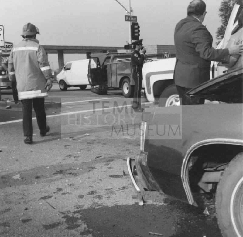 Scene of Paramedic Accident