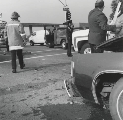 Scene of Paramedic Accident