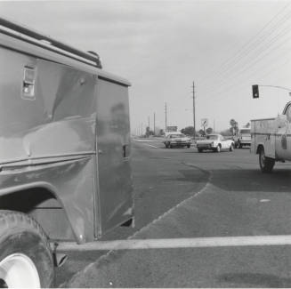 Damage Done To Paramedic Truck