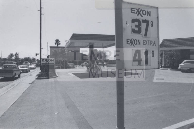 Exxon Gasoline Station - 1745 South Mill Avenue, Tempe, Arizona