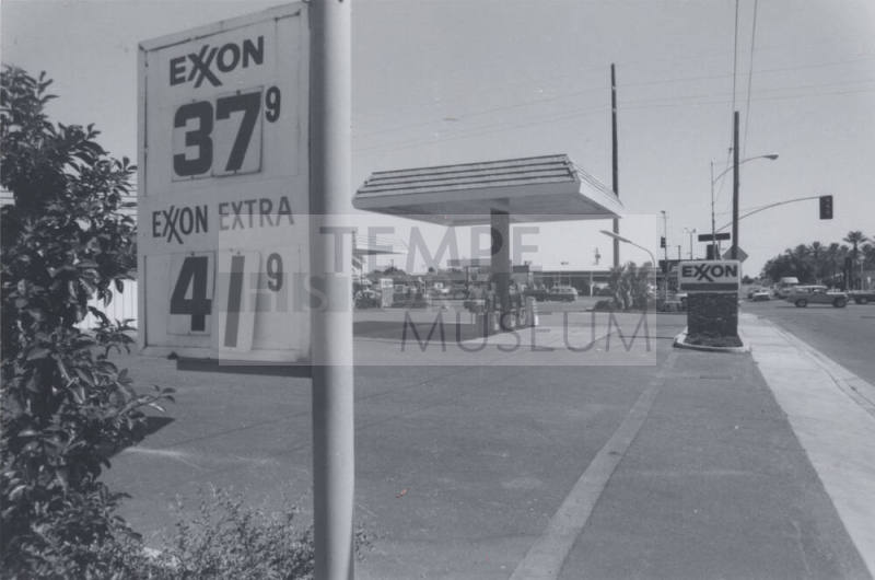 Exxon Gasoline Station - 1745 South Mill Avenue, Tempe, Arizona