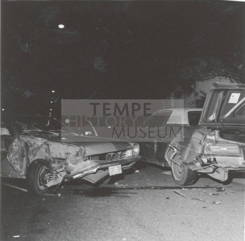 Car Crash in Front of Monti's (2 of 2)