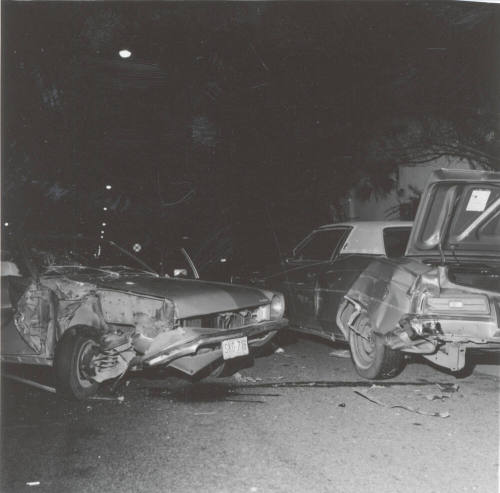 Car Crash in Front of Monti's (2 of 2)