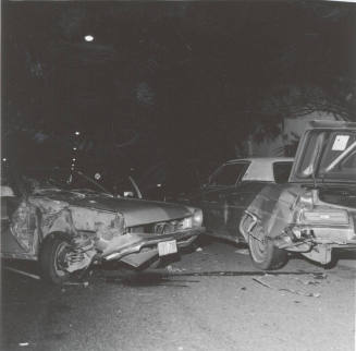 Car Crash in Front of Monti's (2 of 2)