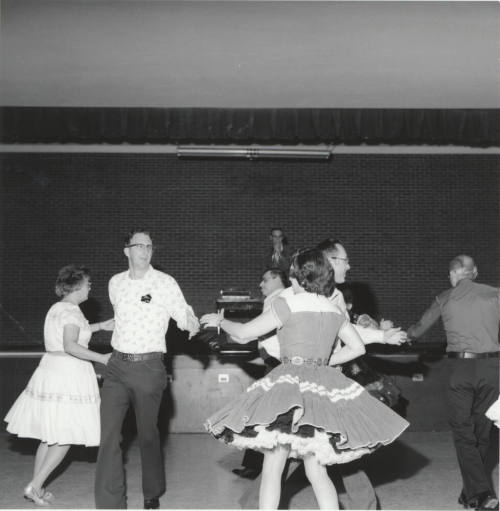 Photograph of Tempe Tenderfoot Square Dancing group square dancing (2 of 4)