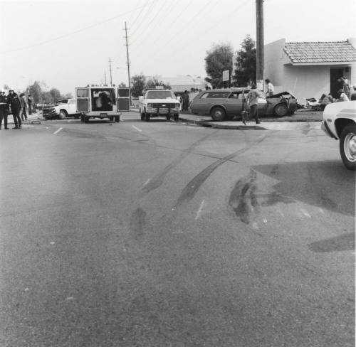 Scene of a multiple car accident (1 of 11)