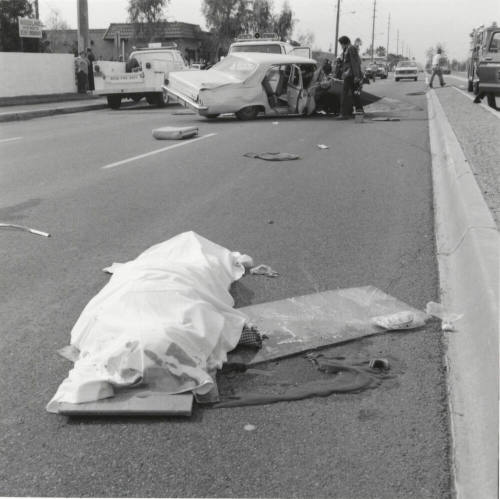 Scene of a multiple car accident (2 of 11)