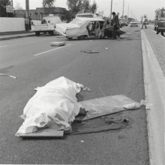 Scene of a multiple car accident (2 of 11)