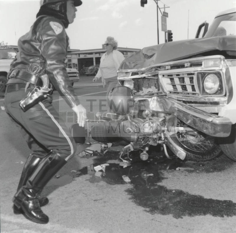 Bad  Day For Bikers. - Tempe Daily News,  January 24 1978