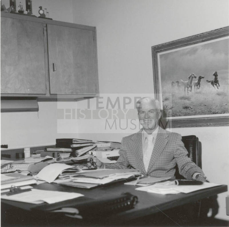 Man sitting. - January 1978