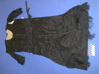 Black crepe dress